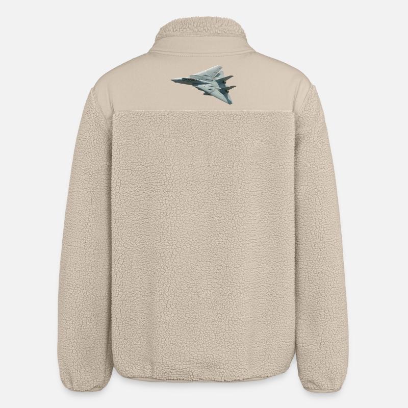 F-14 Tomcat - Veste sherpa unisexe coupe décontractée Stanley/Stella - beige