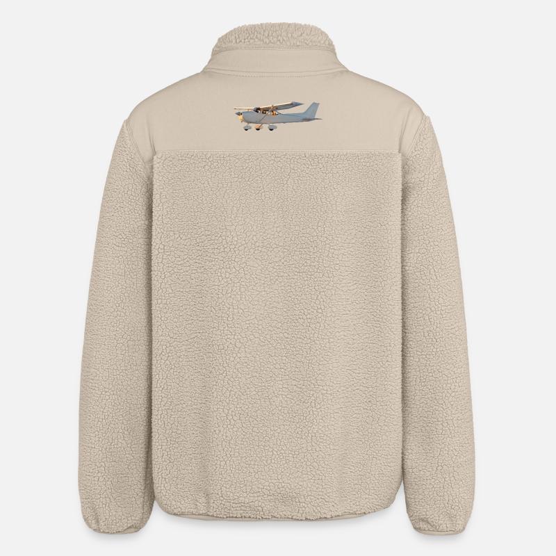 Cessna - Veste sherpa unisexe coupe décontractée Stanley/Stella - beige