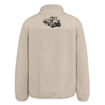 MB trac 1600 turbo | Tracteur - Veste sherpa unisexe coupe décontractée Stanley/Stella - beige - Dos