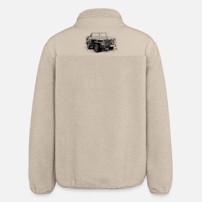 Eastern classics on wheels - Relaxed Fit Unisex Sherpa Jacket by Stanley/Stella - beige