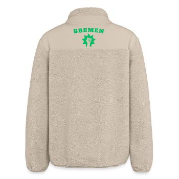 Bremen - Relaxed Fit Unisex Sherpajacke von Stanley/Stella - Beige - Hinten