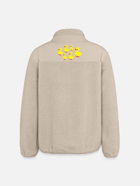 ducks - Relaxed Fit Unisex Sherpa Jacket by Stanley/Stella - beige