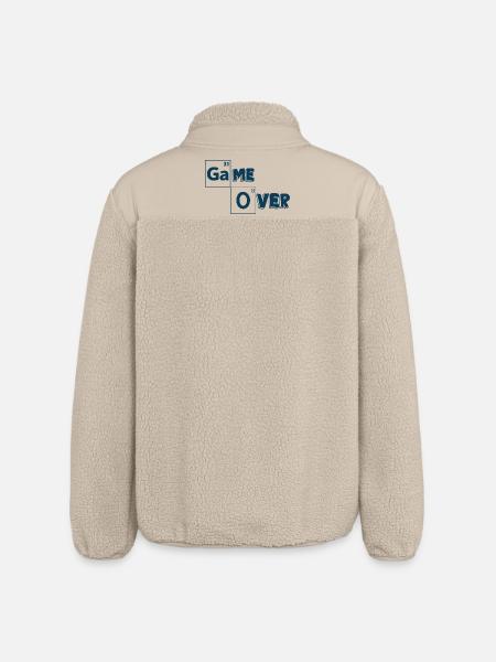 Game Over Games-Shirt - Relaxed Fit Unisex Sherpajacke von Stanley/Stella - Beige