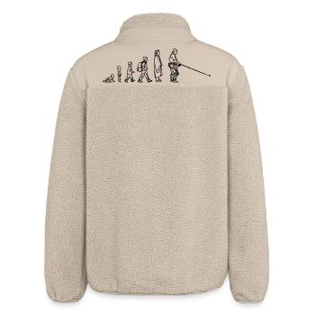 Fischer Evolution - Relaxed Fit Unisex Sherpa Jacket by Stanley/Stella - beige - Back
