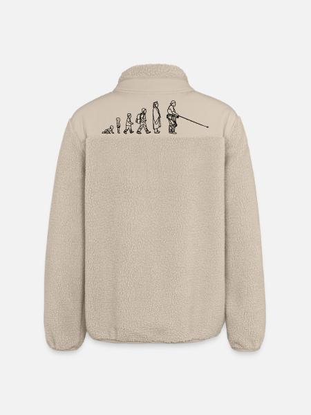 Évolution de Fischer - Veste sherpa unisexe coupe décontractée Stanley/Stella - beige