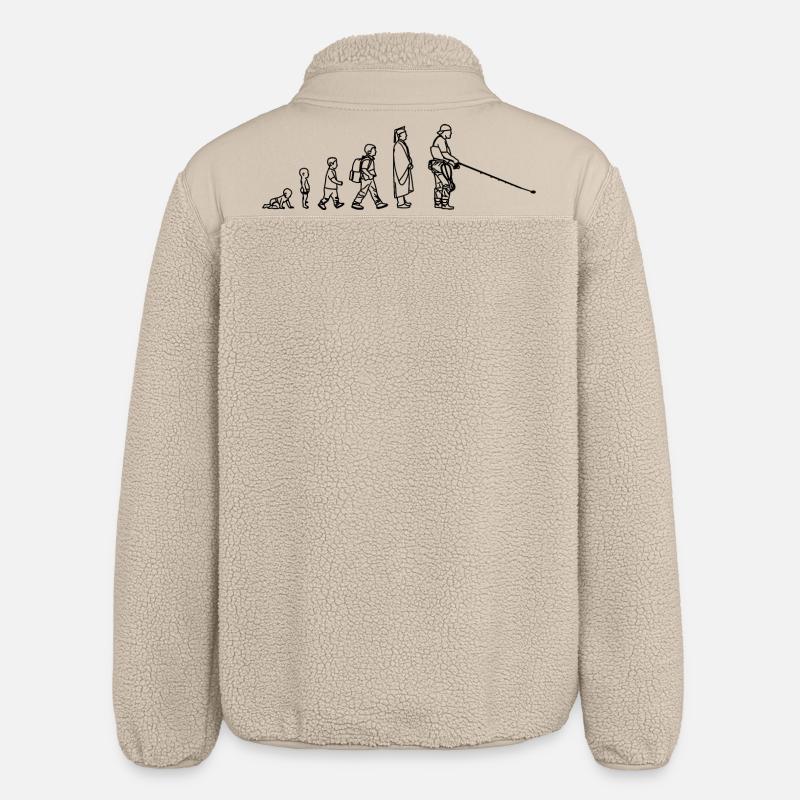 Évolution de Fischer - Veste sherpa unisexe coupe décontractée Stanley/Stella - beige