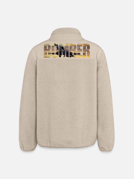 Bomber Tu-22 M3 - Relaxed Fit Unisex Sherpa Jacket by Stanley/Stella - beige