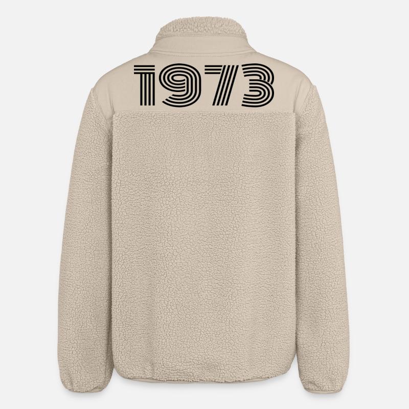 52e Anniversaire 52 ans Anniversaire - Veste sherpa unisexe coupe décontractée Stanley/Stella - beige