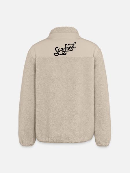 Seafood - Relaxed Fit Unisex Sherpajacke von Stanley/Stella - Beige