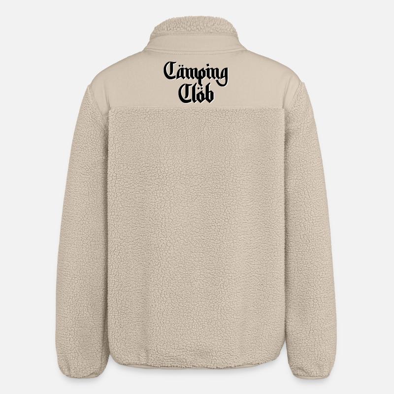 Cämping Clöb Light-Edition - Relaxed Fit Unisex Sherpajacke von Stanley/Stella - Beige