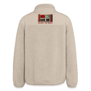 Échappez au BOOM ! - Veste sherpa unisexe coupe décontractée Stanley/Stella - beige - Dos