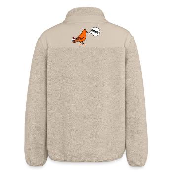 Vielen Dank - Relaxed Fit Unisex Sherpajacke von Stanley/Stella - Beige - Hinten