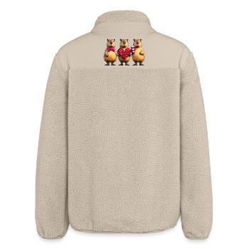 Love Beaver Trio - Veste sherpa unisexe coupe décontractée Stanley/Stella - beige - Dos