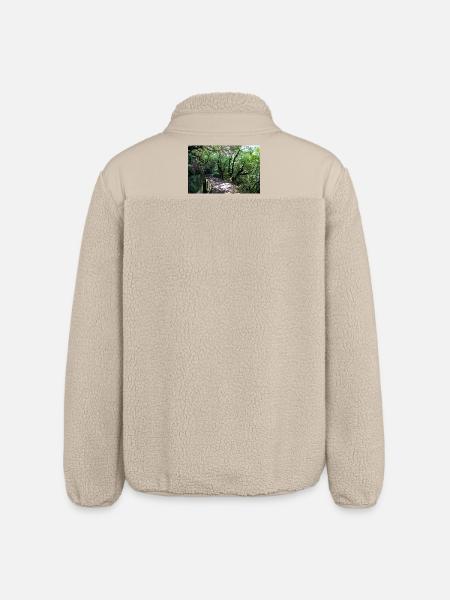 Madeira Portugal Poster - Relaxed Fit Unisex Sherpajacke von Stanley/Stella - Beige