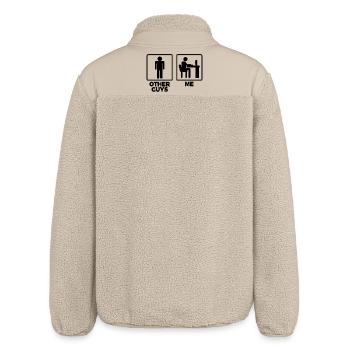 D’autres programmeurs et moi - Veste sherpa unisexe coupe décontractée Stanley/Stella - beige - Dos