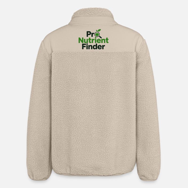 Pro Nutrient Finder Dietitian Expert Professional  - Relaxed Fit Unisex Sherpa Jacket by Stanley/Stella - beige