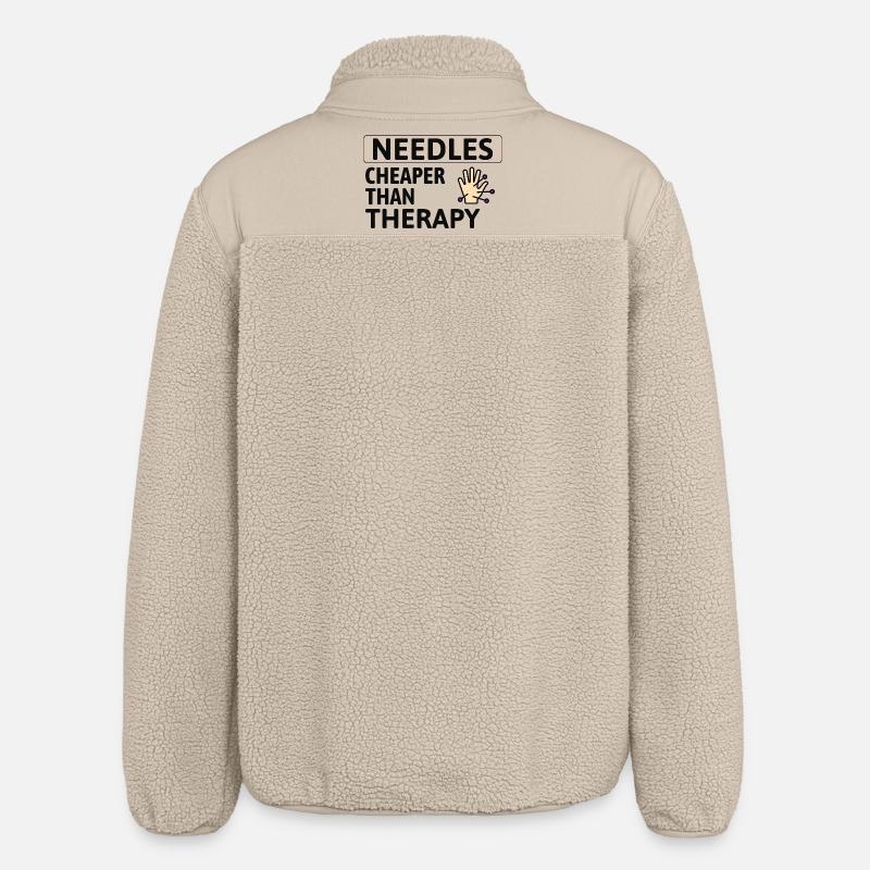 Licensed TCM Practitioner Expert Cost-Effective  - Relaxed Fit Unisex Sherpa Jacket by Stanley/Stella - beige