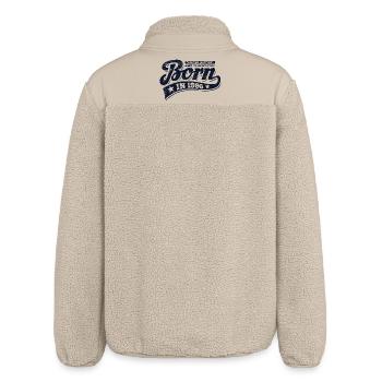 Born in 1996 - Birthday - Limited Edition - Relaxed Fit Unisex Sherpa Jacket by Stanley/Stella - beige - Back