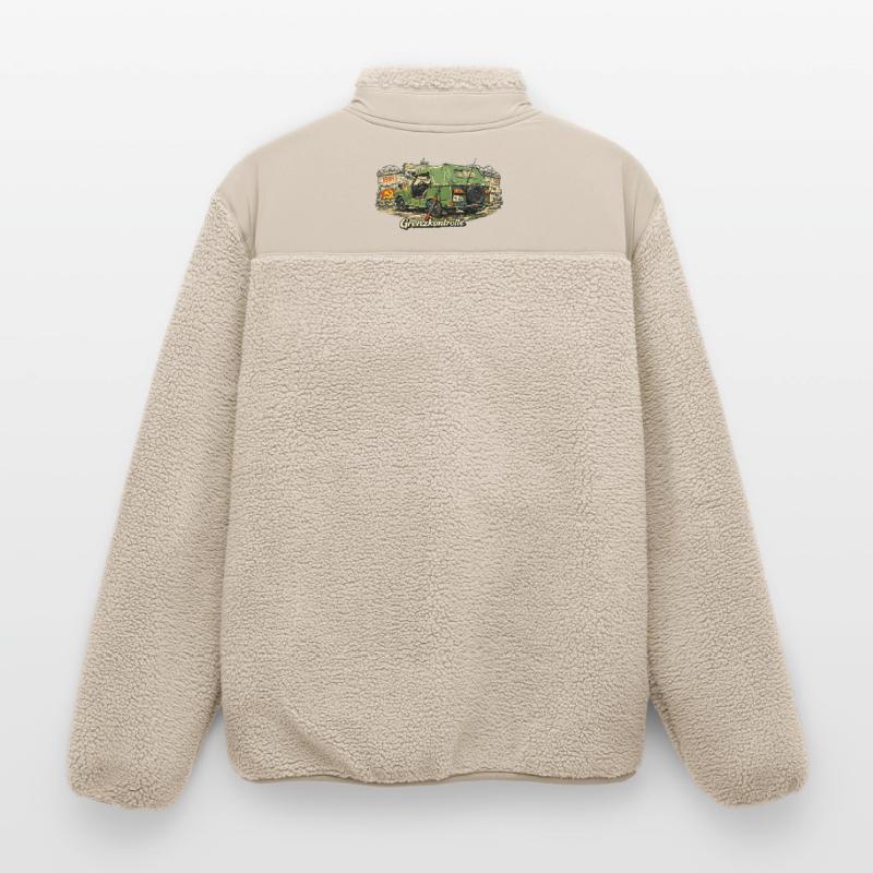 Border control Relaxed Fit Unisex Sherpa Jacket by Stanley/Stella