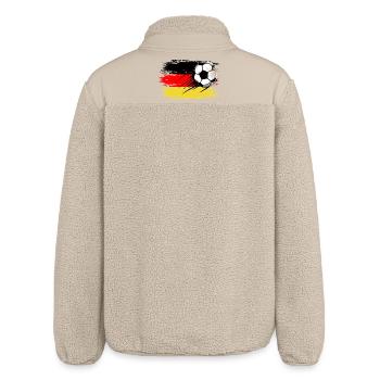 Football allemand utilisé - Veste sherpa unisexe coupe décontractée Stanley/Stella - beige - Dos