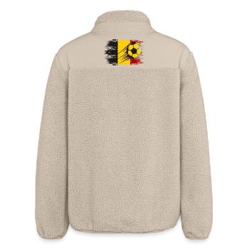 Flag football belge utilisé - Veste sherpa unisexe coupe décontractée Stanley/Stella - beige - Dos