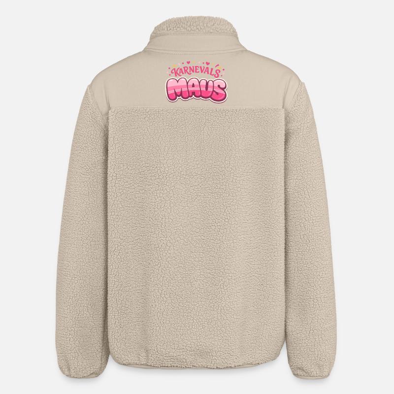 Carnival Mouse Cologne – Cologne Carnival - Relaxed Fit Unisex Sherpa Jacket by Stanley/Stella - beige