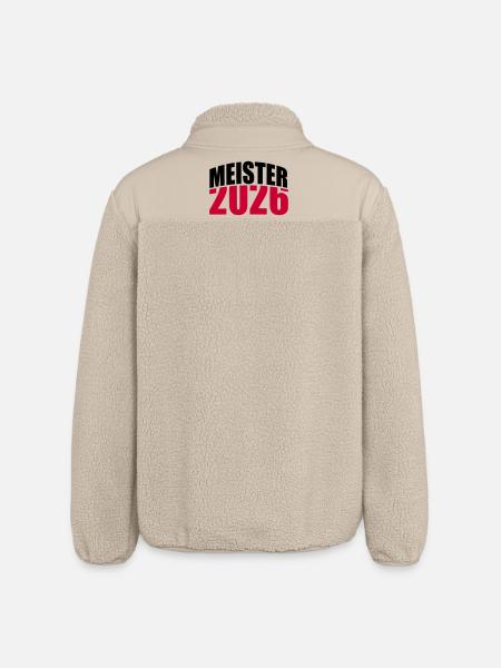 Champion 2026 Championship - Relaxed Fit Unisex Sherpa Jacket by Stanley/Stella - beige