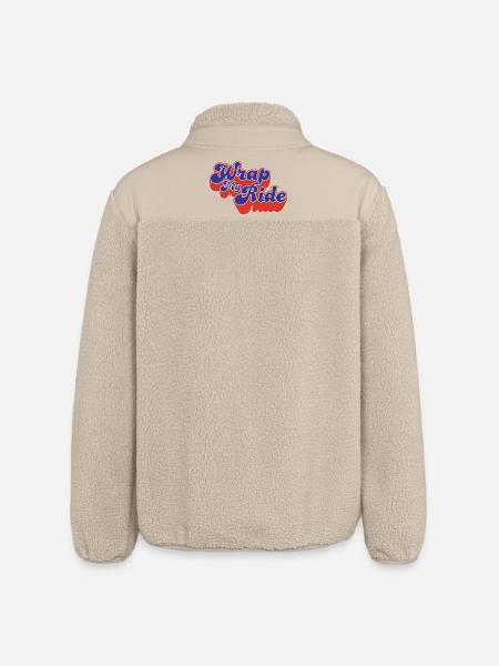 Wrap My Ride - Relaxed Fit Unisex Sherpa Jacket by Stanley/Stella - beige