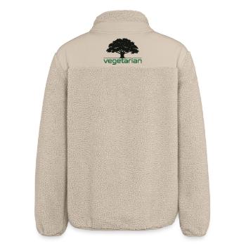 Vegetarian Oak – Natur & Beständigkeit Design - Relaxed Fit Unisex Sherpajacke von Stanley/Stella - Beige - Hinten