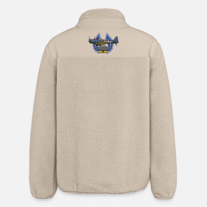 SBD Dauntless - Relaxed Fit Unisex Sherpajacke von Stanley/Stella - Beige