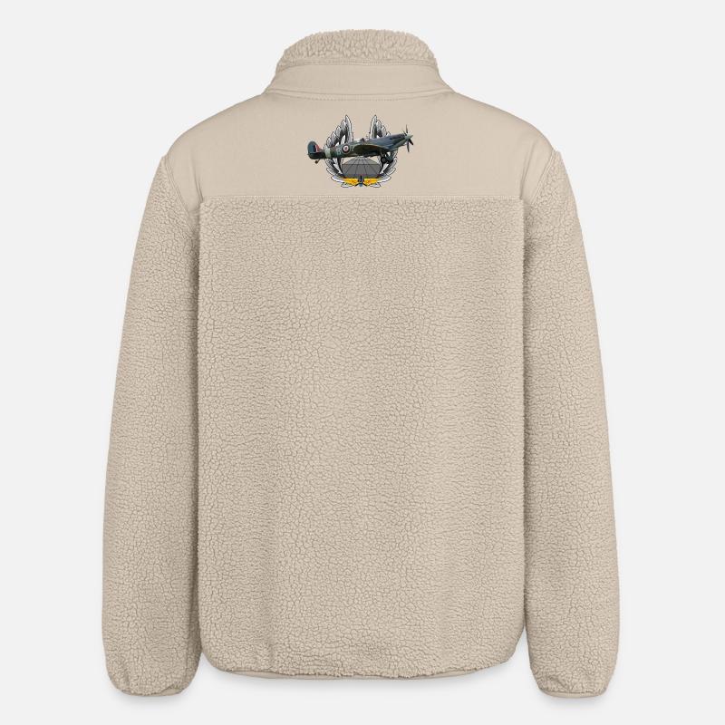 Spitfire - Veste sherpa unisexe coupe décontractée Stanley/Stella - beige