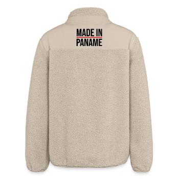 Made in Paname - Relaxed Fit Unisex Sherpa Jacket by Stanley/Stella - beige - Back