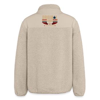26th Birthday Gift Original Vintage 2000's - Relaxed Fit Unisex Sherpa Jacket by Stanley/Stella - beige - Back