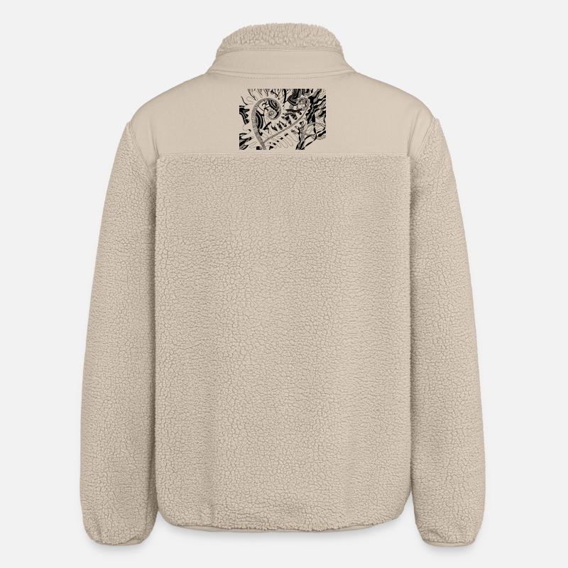 Fougère - Veste sherpa unisexe coupe décontractée Stanley/Stella - beige