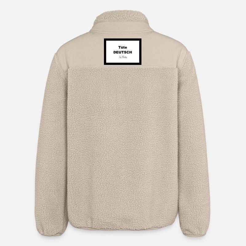 Tüte DEUTSCH - Relaxed Fit Unisex Sherpajacke von Stanley/Stella - Beige