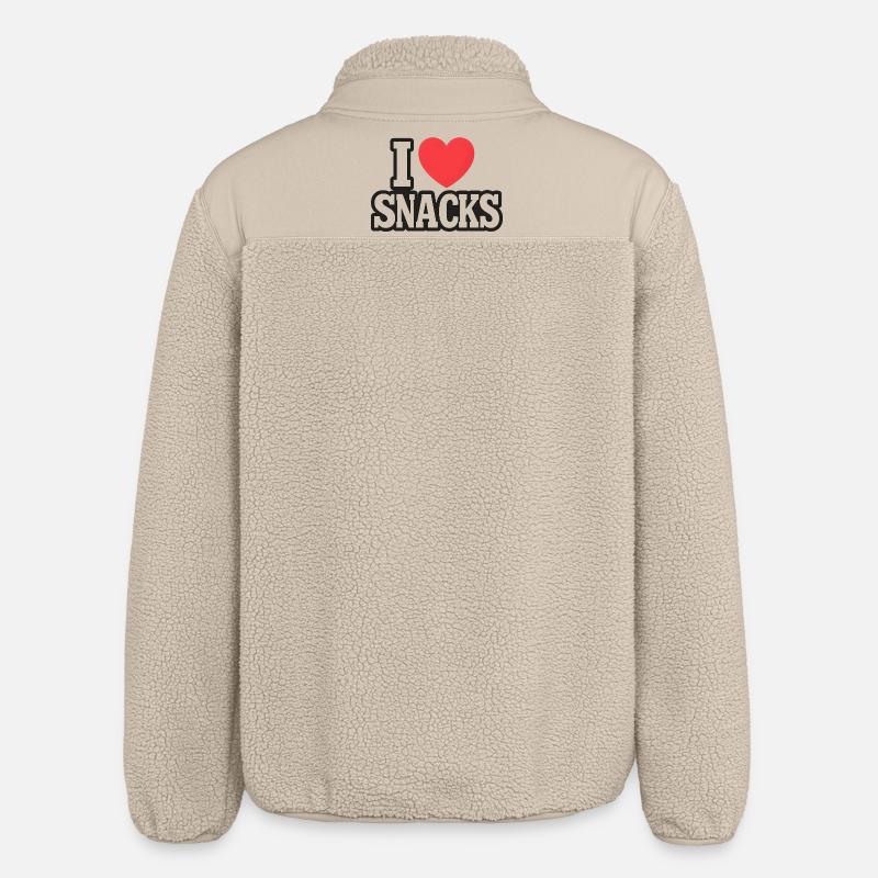 Amour pour les collations Expression - Veste sherpa unisexe coupe décontractée Stanley/Stella - beige