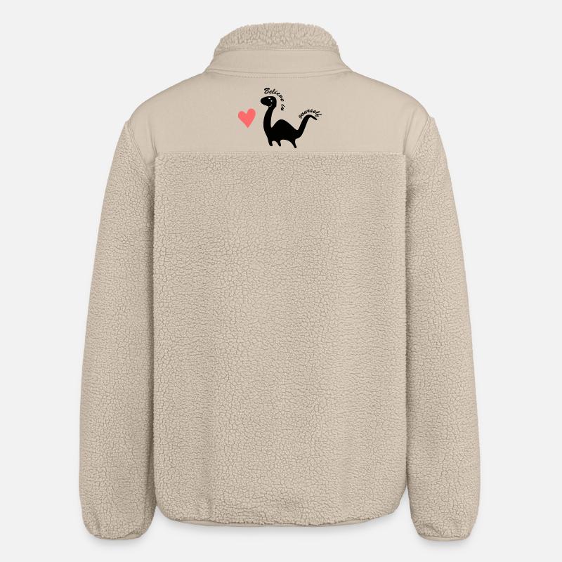 Croyez en vous-même - Veste sherpa unisexe coupe décontractée Stanley/Stella - beige