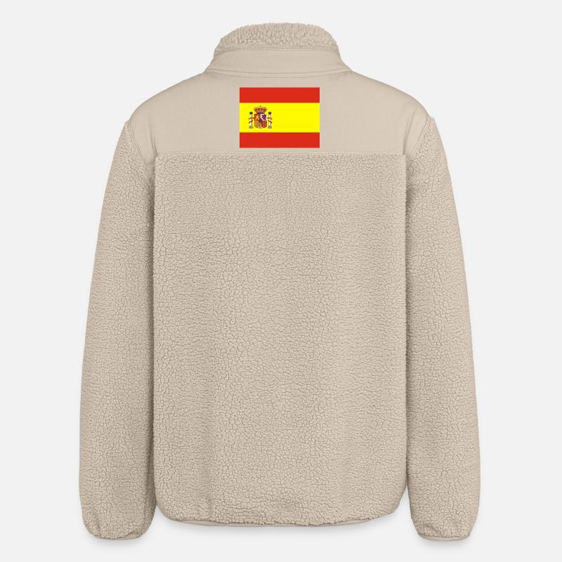 Spanien - Relaxed Fit Unisex Sherpa Jacket by Stanley/Stella - beige