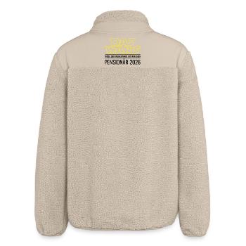 Pensionär 2026 Das wars Ruhestand Beamter Pension - Relaxed Fit Unisex Sherpajacke von Stanley/Stella - Beige - Hinten
