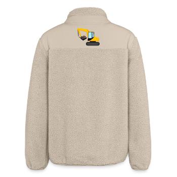 Bagger - Relaxed Fit Unisex Sherpajacke von Stanley/Stella - Beige - Hinten