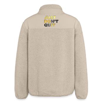 Tun Sie es einfach nicht. Tu es einfach nicht! # - Relaxed Fit Unisex Sherpajacke von Stanley/Stella - Beige - Hinten
