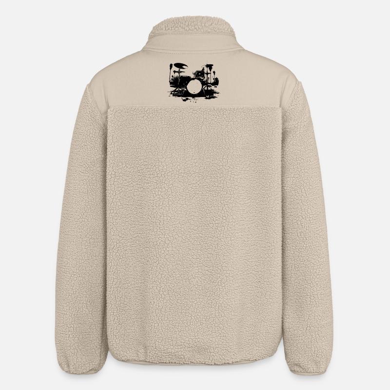 Percussion - Veste sherpa unisexe coupe décontractée Stanley/Stella - beige