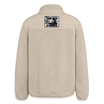 LIGHT SKIN TONAL FRENCH INHALE - Relaxed Fit Unisex Sherpa Jacket by Stanley/Stella - beige - Back