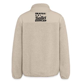 Average ballet dancer - Relaxed Fit Unisex Sherpa Jacket by Stanley/Stella - beige - Back