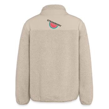 CRAZY FRUITS Collection - Veste sherpa unisexe coupe décontractée Stanley/Stella - beige - Dos