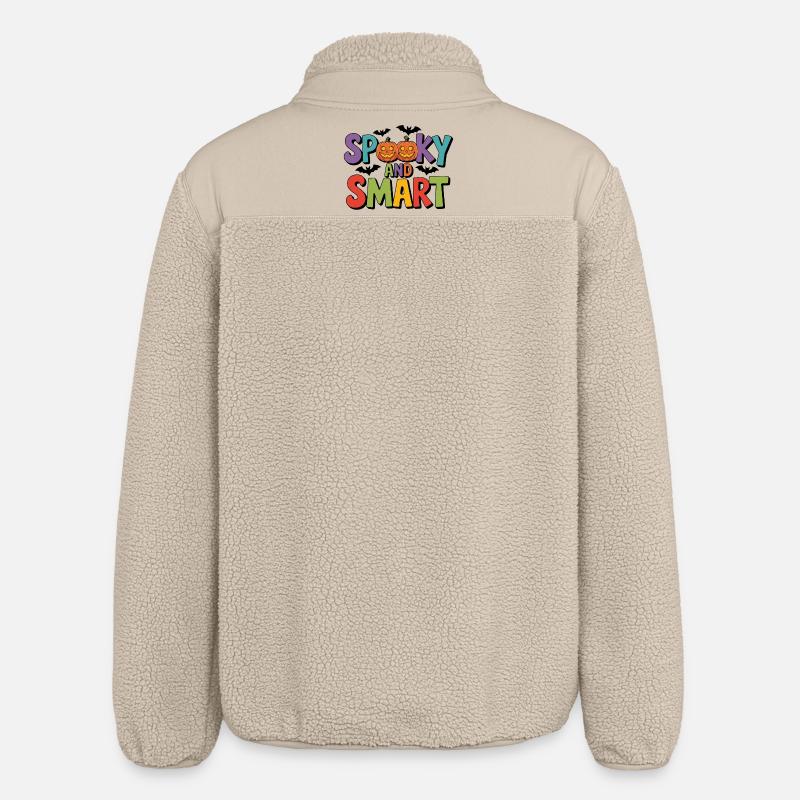 Spooky and Smart Halloween Design - Relaxed Fit Unisex Sherpajacke von Stanley/Stella - Beige