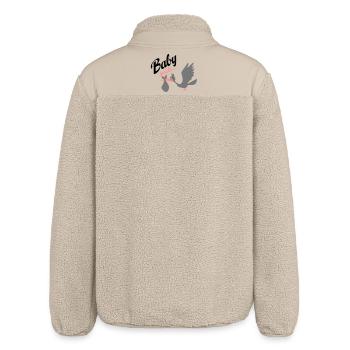 bébé - Veste sherpa unisexe coupe décontractée Stanley/Stella - beige - Dos