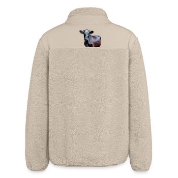 Vache - Relaxed Fit Unisex Sherpajacke von Stanley/Stella - Beige - Hinten