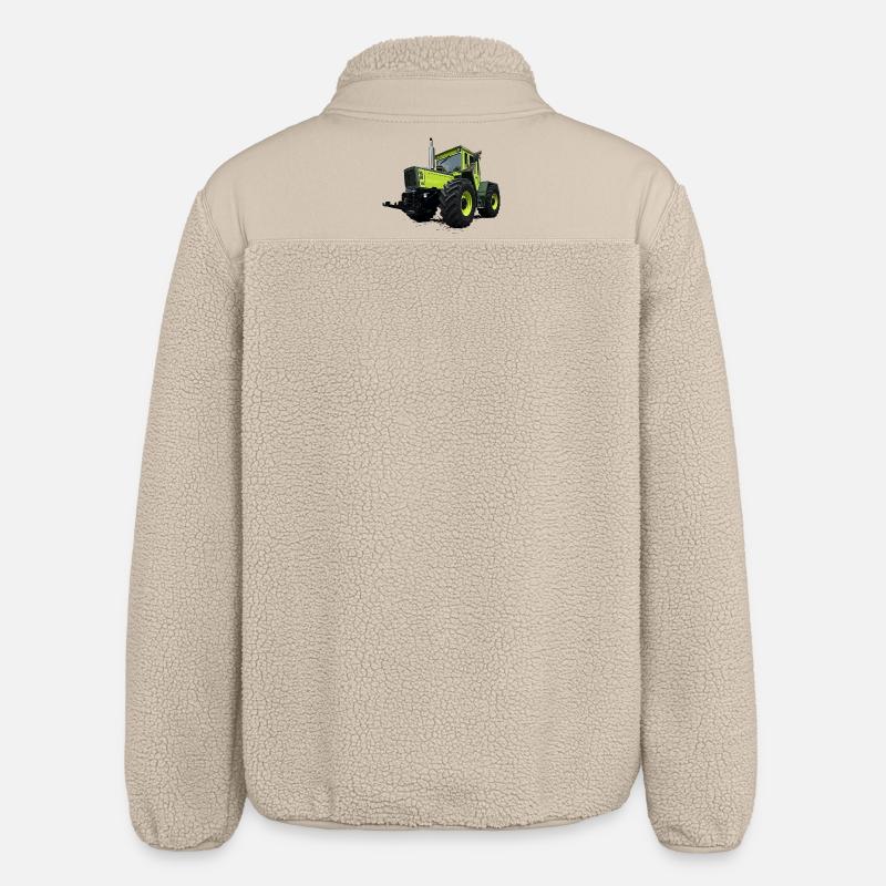 Géant vert des champs - Veste sherpa unisexe coupe décontractée Stanley/Stella - beige