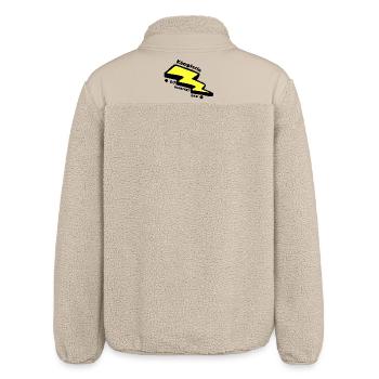 Glücksbringer: Kämpferin - Du schaffst das! - Relaxed Fit Unisex Sherpajacke von Stanley/Stella - Beige - Hinten